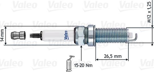 Valeo 246863 - Bougie d'allumage cwaw.fr