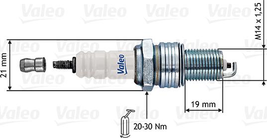 Valeo 246862 - Bougie d'allumage cwaw.fr