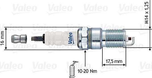 Valeo 246883 - Bougie d'allumage cwaw.fr