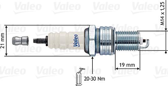 Valeo 246874 - Bougie d'allumage cwaw.fr