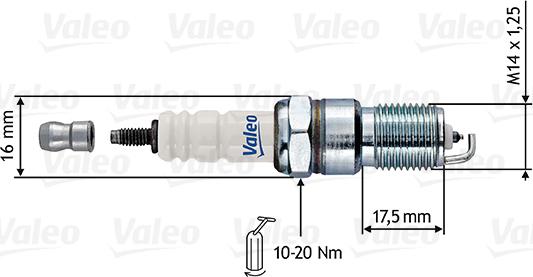 Valeo 246875 - Bougie d'allumage cwaw.fr