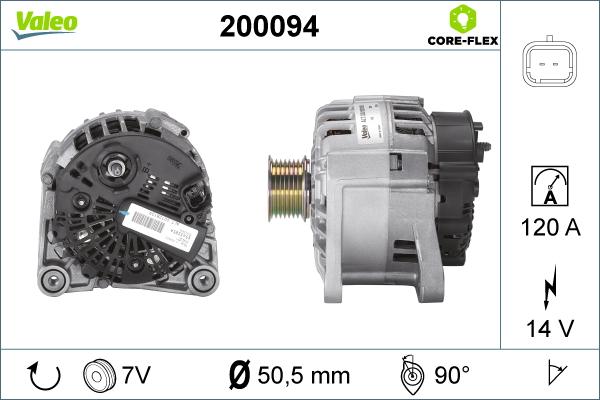 Valeo 200094 - Alternateur cwaw.fr