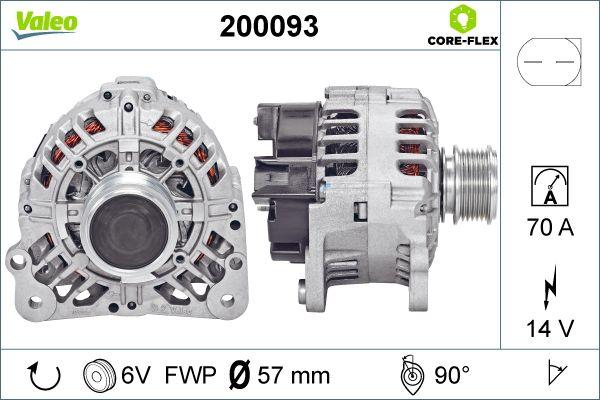 Valeo 200093 - Alternateur cwaw.fr