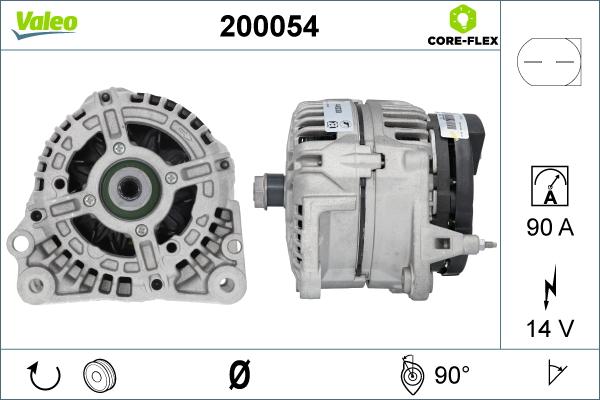 Valeo 200054 - Alternateur cwaw.fr