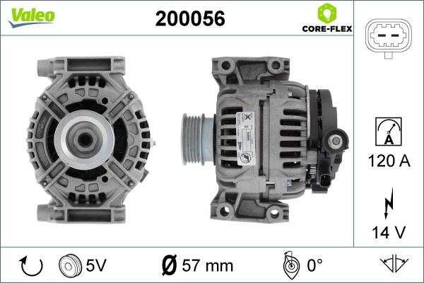 Valeo 200056 - Alternateur cwaw.fr