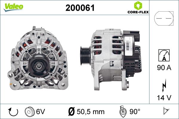 Valeo 200061 - Alternateur cwaw.fr