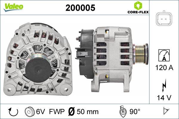 Valeo 200005 - Alternateur cwaw.fr