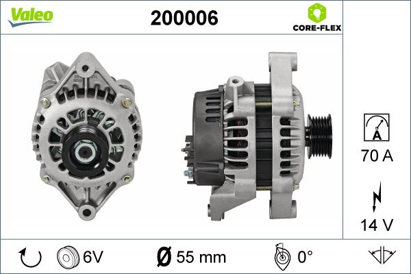 Valeo 200006 - Alternateur cwaw.fr