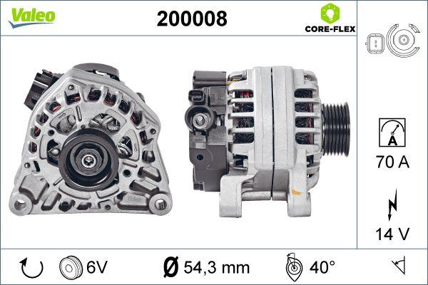 Valeo 200008 - Alternateur cwaw.fr