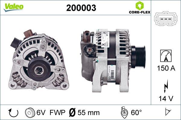 Valeo 200003 - Alternateur cwaw.fr