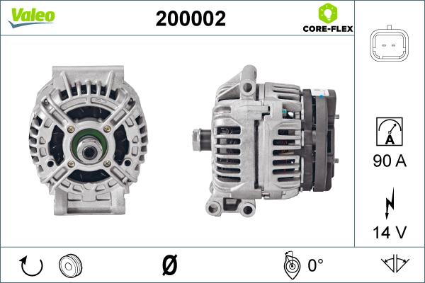 Valeo 200002 - Alternateur cwaw.fr