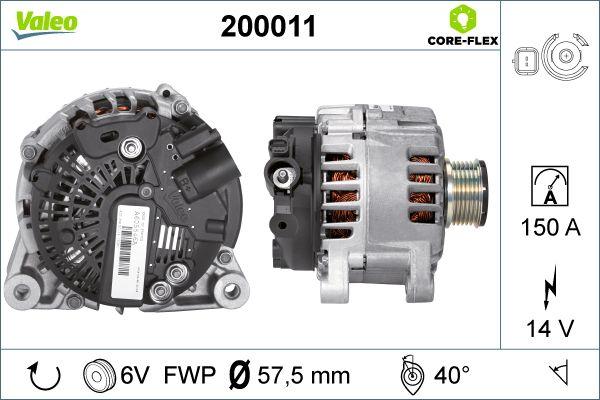 Valeo 200011 - Alternateur cwaw.fr