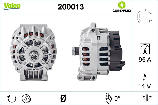 Valeo 200013 - Alternateur cwaw.fr