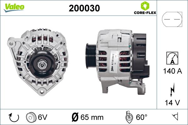 Valeo 200030 - Alternateur cwaw.fr