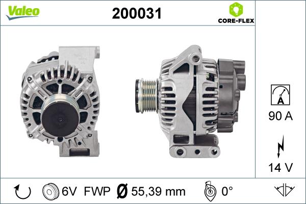 Valeo 200031 - Alternateur cwaw.fr