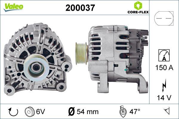 Valeo 200037 - Alternateur cwaw.fr