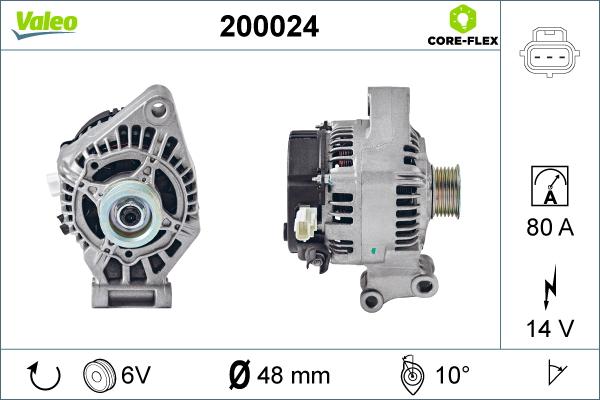 Valeo 200024 - Alternateur cwaw.fr