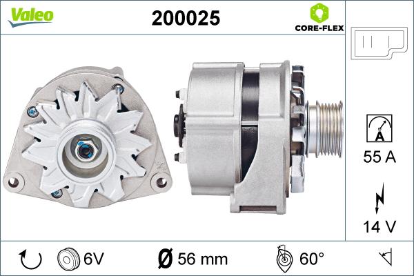 Valeo 200025 - Alternateur cwaw.fr