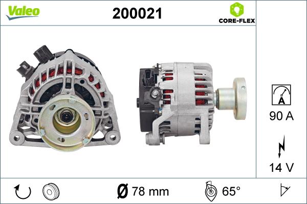 Valeo 200021 - Alternateur cwaw.fr