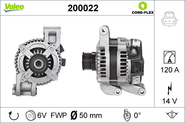 Valeo 200022 - Alternateur cwaw.fr