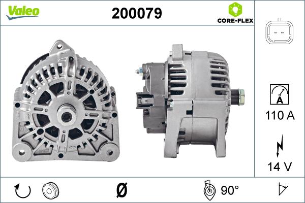 Valeo 200079 - Alternateur cwaw.fr