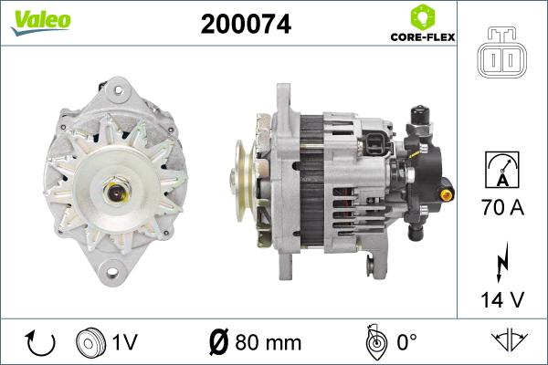 Valeo 200074 - Alternateur cwaw.fr