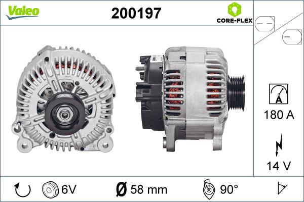 Valeo 200197 - Alternateur cwaw.fr