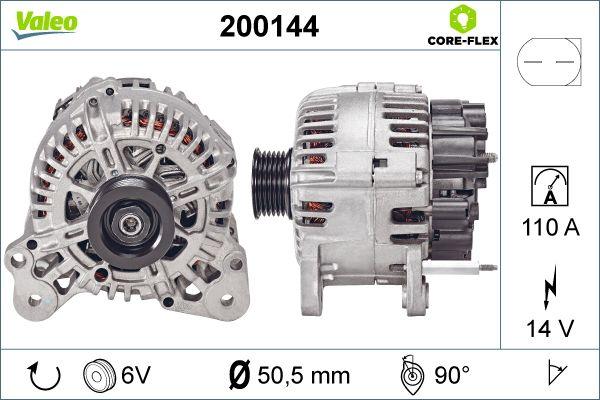 Valeo 200144 - Alternateur cwaw.fr