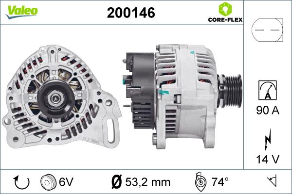 Valeo 200146 - Alternateur cwaw.fr