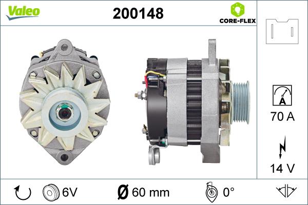 Valeo 200148 - Alternateur cwaw.fr