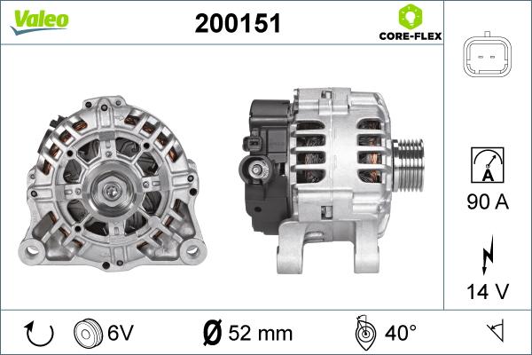 Valeo 200151 - Alternateur cwaw.fr