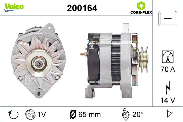 Valeo 200164 - Alternateur cwaw.fr