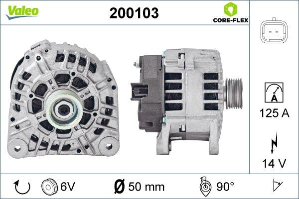 Valeo 200103 - Alternateur cwaw.fr