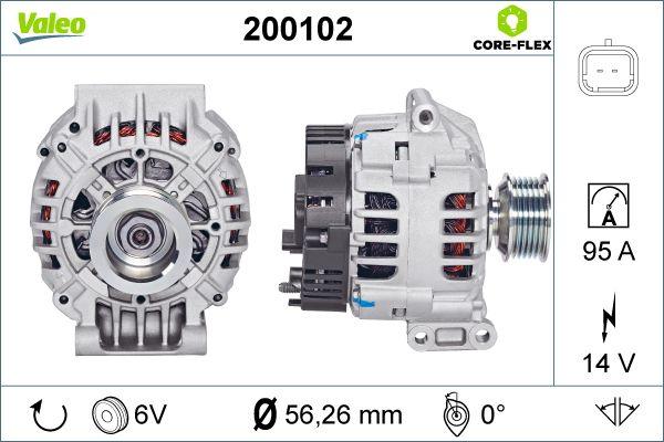 Valeo 200102 - Alternateur cwaw.fr