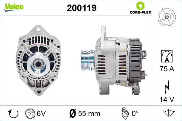 Valeo 200119 - Alternateur cwaw.fr