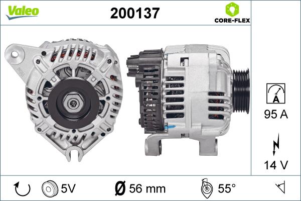 Valeo 200137 - Alternateur cwaw.fr