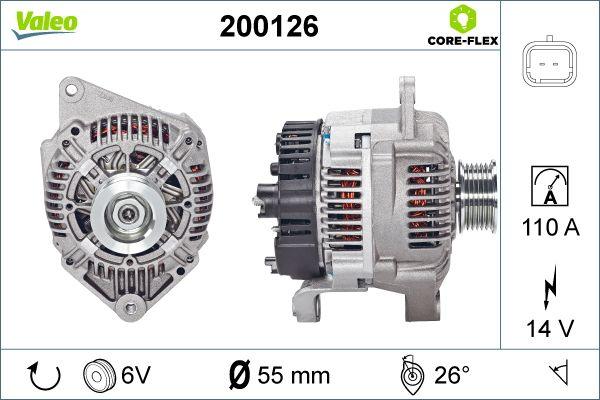 Valeo 200126 - Alternateur cwaw.fr