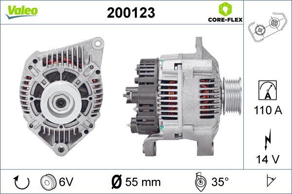 Valeo 200123 - Alternateur cwaw.fr