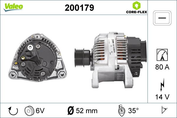 Valeo 200179 - Alternateur cwaw.fr