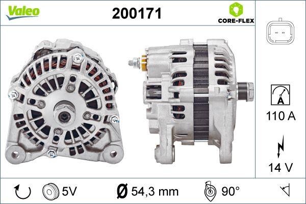 Valeo 200171 - Alternateur cwaw.fr