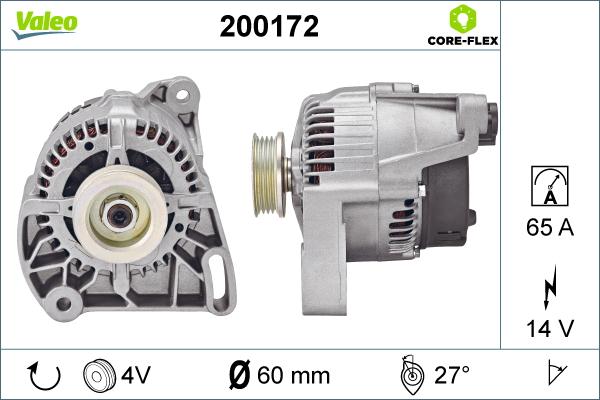 Valeo 200172 - Alternateur cwaw.fr