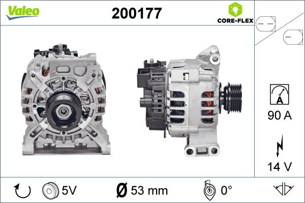 Valeo 200177 - Alternateur cwaw.fr