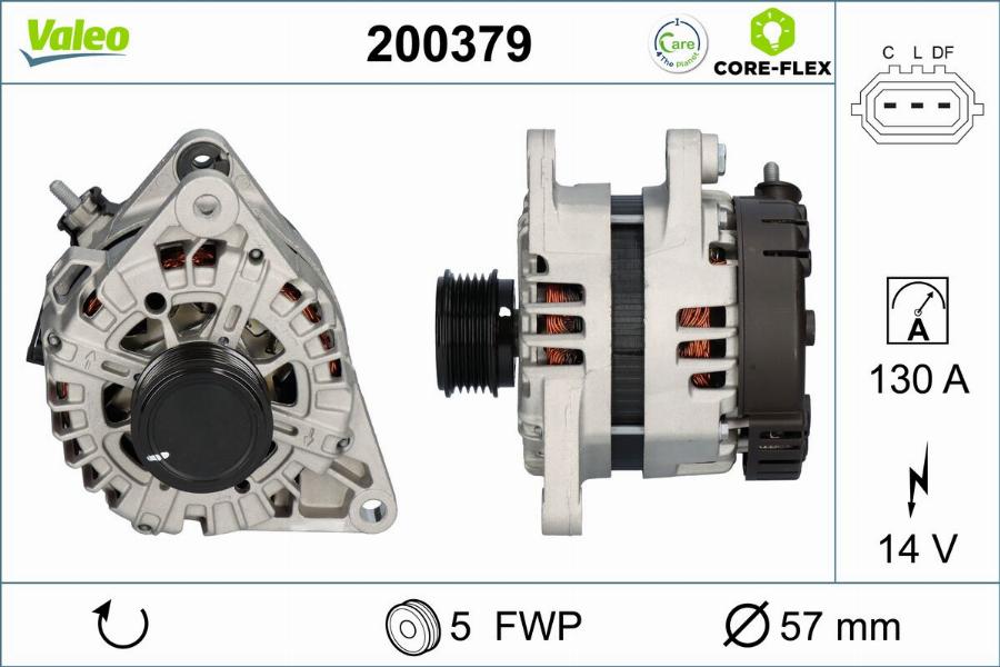 Valeo 200379 - Alternateur cwaw.fr