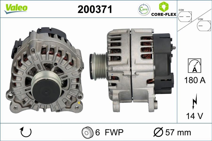 Valeo 200371 - Alternateur cwaw.fr