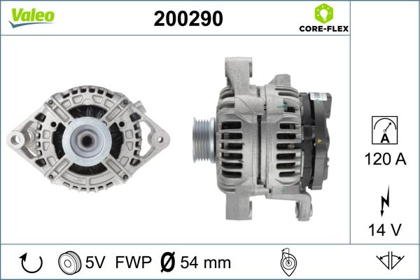 Valeo 200290 - Alternateur cwaw.fr