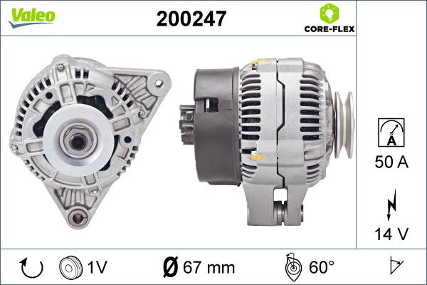 Valeo 200247 - Alternateur cwaw.fr