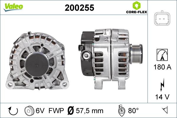 Valeo 200255 - Alternateur cwaw.fr