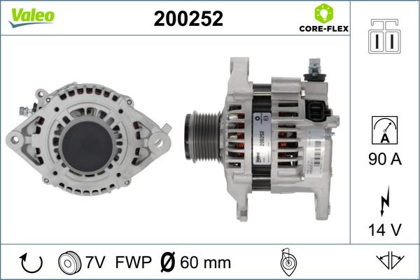 Valeo 200252 - Alternateur cwaw.fr