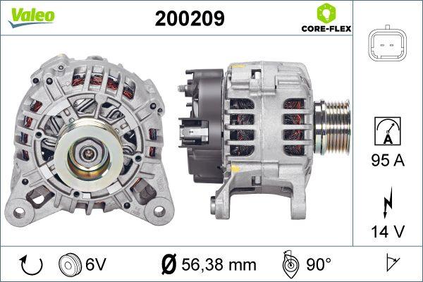 Valeo 200209 - Alternateur cwaw.fr