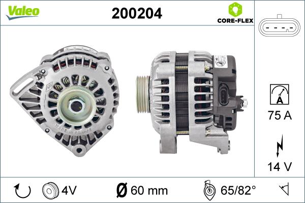 Valeo 200204 - Alternateur cwaw.fr